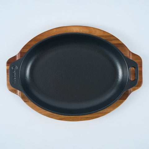 Base para bandeja 29x19 cm - madera acacia