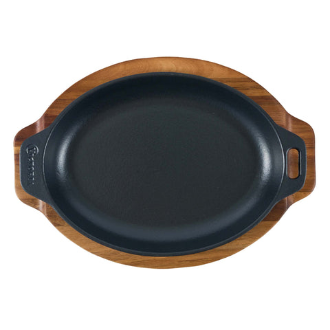 Base para bandeja 29x19 cm - madera acacia