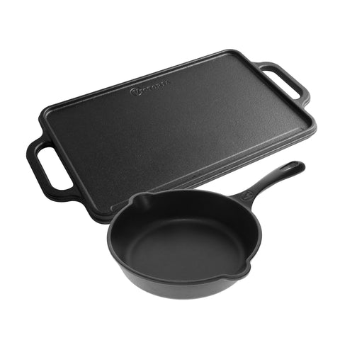 Kit Victoria - plancha curada 33x21 y sarten de 20