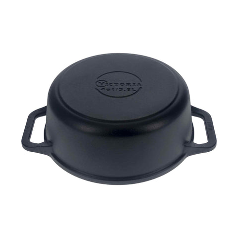 Olla dutch oven 3,8 L – hierro fundido curado con tapa vidrio