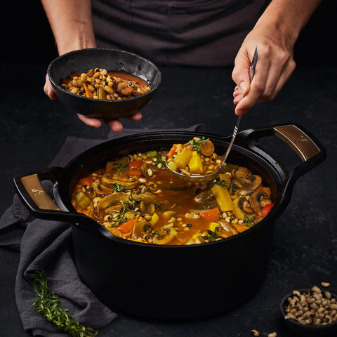 Horno Holandés de Hierro Fundido Olla 5.7 Litros Soft