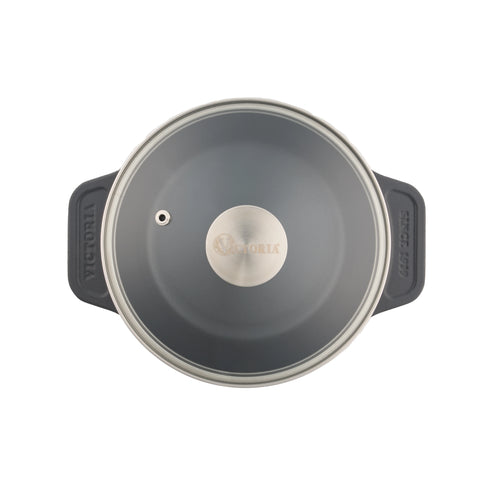 Olla de 1,9 Lt con Tapa Vidrio Templado