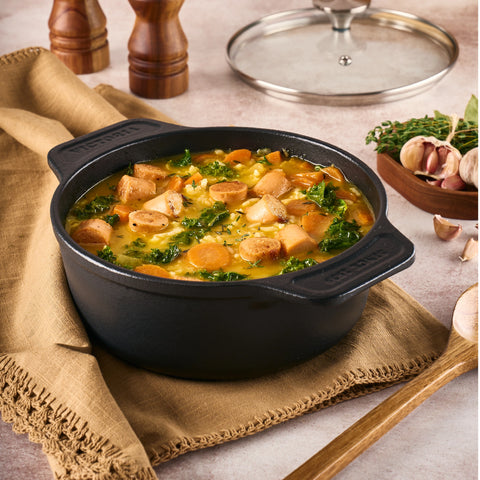 Olla de 1,9 Lt con Tapa Vidrio Templado