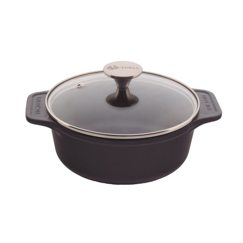 Olla de 1,9 Lt con Tapa Vidrio Templado