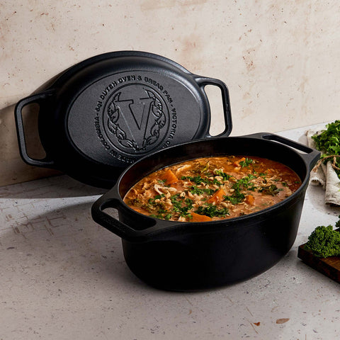 Olla dutch oven ovalado 5,7 L – hierro fundido esmaltado