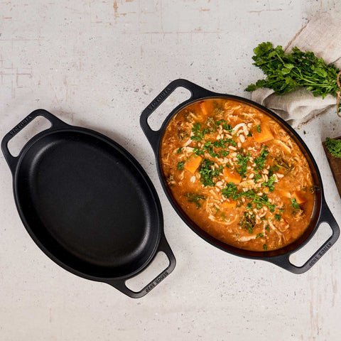 Olla dutch oven ovalado 5,7 L – hierro fundido esmaltado