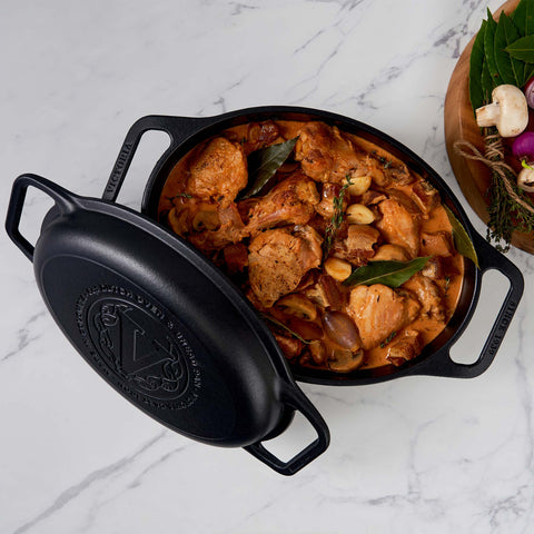 Olla dutch oven ovalado 5,7 L – hierro fundido esmaltado