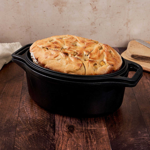 Olla dutch oven ovalado 5,7 L – hierro fundido esmaltado