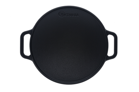 Plancha reversible 32 cm – hierro fundido esmaltado