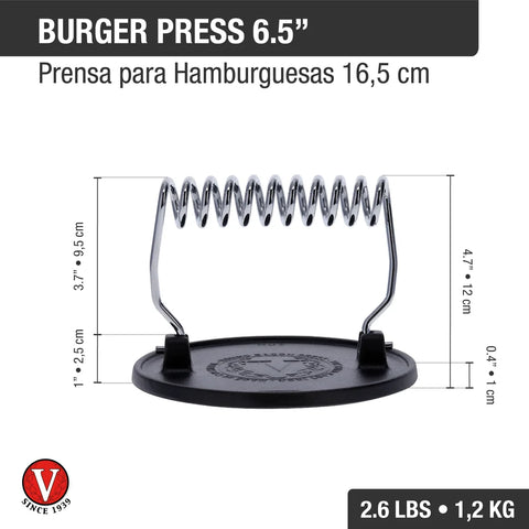 Prensa para Hamburguesa 16.5 cm