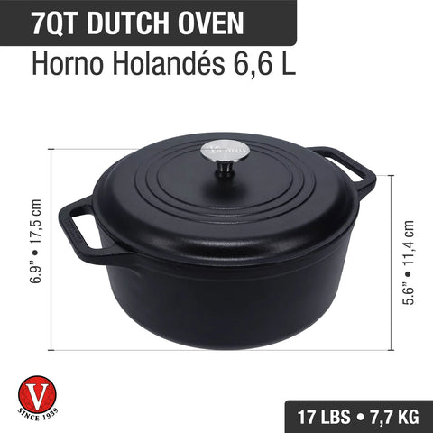 Horno Holandés 6,6 Lt Olla Esmaltada