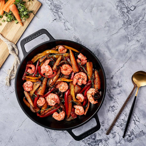Sartén Doble Asa Grill 25 cm – esmaltado