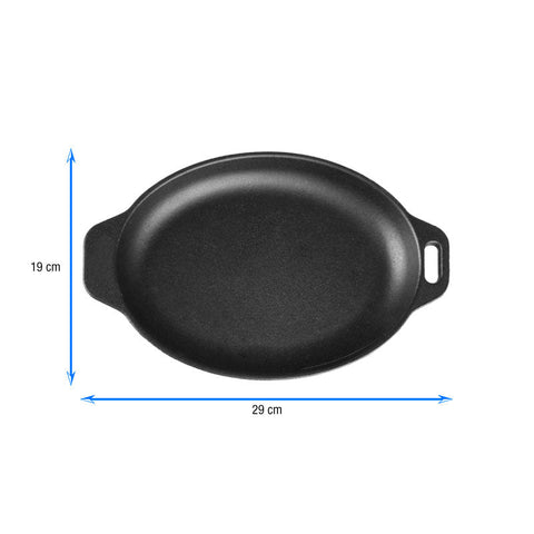 Bandeja ovalada 29 × 19 cm – hierro fundido esmaltado