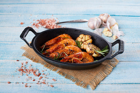 Cazuela ovalada 21 × 15 cm – hierro fundido esmaltado