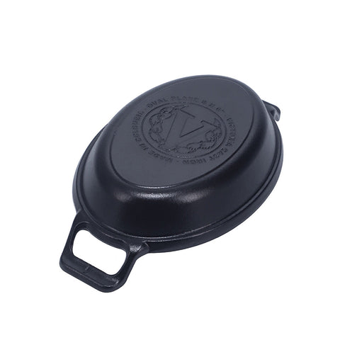 Cazuela ovalada 21 × 15 cm – hierro fundido esmaltado