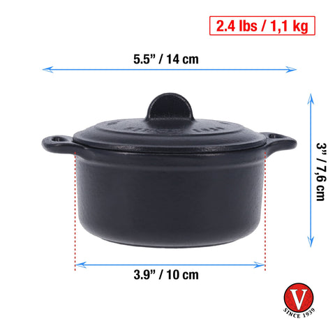 Mini olla cocotte 0,3 L – hierro fundido esmaltado