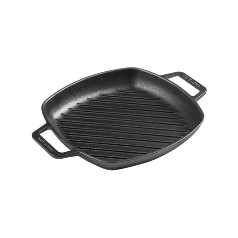 Sartén doble asa grill 25 × 25 cm – hierro fundido esmaltado